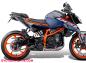 Preview: KTM-390-125-Duke-ab-2024-Kennzeichenhalter